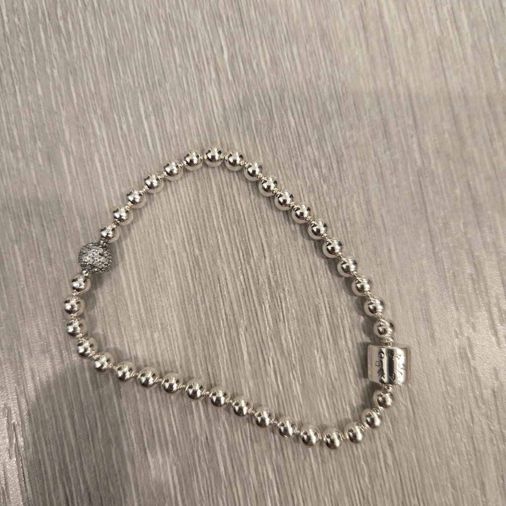 Pandora Silver Beaded Bracelet
